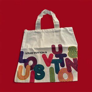Louis Vuitton & Shenzhen Exhibition City Tote Bag Purse- Canvas Limited Edition